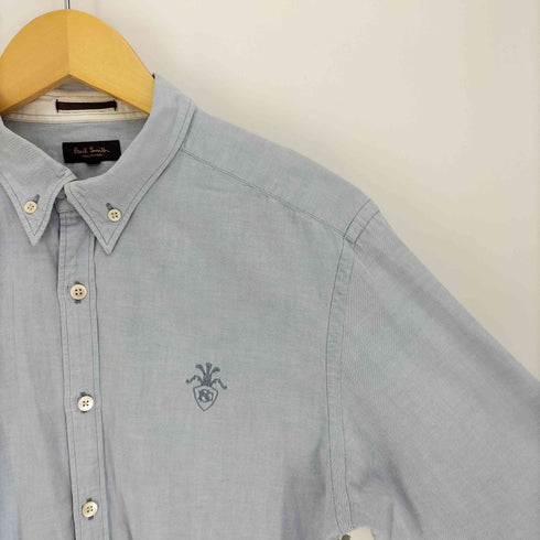 ポールスミスロンドン Paul Smith LONDON ロゴ刺繍 ボタンダウン L/S シャツ メンズ import:L