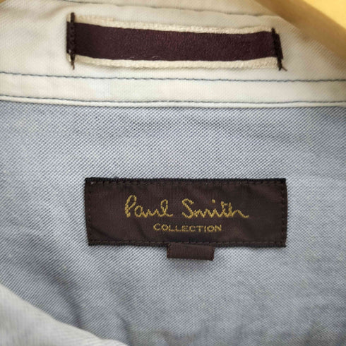 ポールスミスロンドン Paul Smith LONDON ロゴ刺繍 ボタンダウン L/S シャツ メンズ import:L