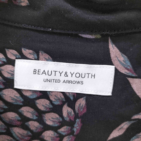 ビューティーアンドユースユナイテッドアローズ BEAUTY & YOUTH UNITED ARROWS ダーク パイナップル リラックスレギュラー シャツ メンズ JPN:S