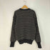 KARRSON KNITWEAR ノルウェー製 ウールレーヨン バーズアイ クルーネックニット メンズ