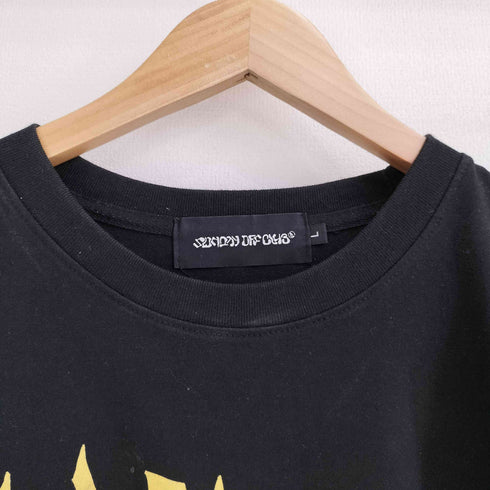 サンデイオフクラブ 韓国ブランド Kaleidoscopic Mind Short Sleeve オーバーサイズ アニメ プリント 半袖Tシャツ メンズ import:L