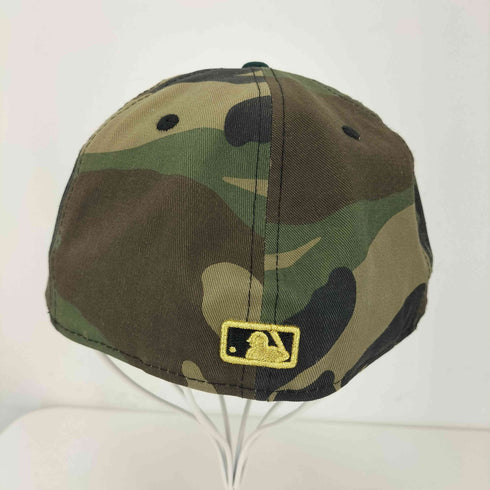 ニューエラ NEW ERA 59FIFTY 迷彩 チームロゴ 金刺繍 6パネルキャップ メンズ 7 1/4