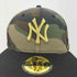ニューエラ NEW ERA 59FIFTY 迷彩 チームロゴ 金刺繍 6パネルキャップ メンズ 7 1/4