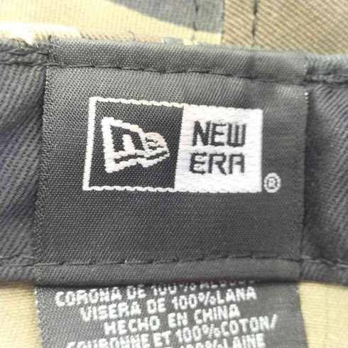 ニューエラ NEW ERA 59FIFTY 迷彩 チームロゴ 金刺繍 6パネルキャップ メンズ 7 1/4