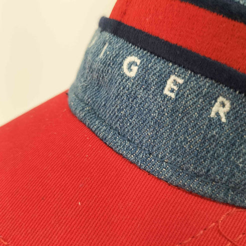 トミーヒルフィガー TOMMY HILFIGER ロゴ刺繍 デニムキャップ メンズ