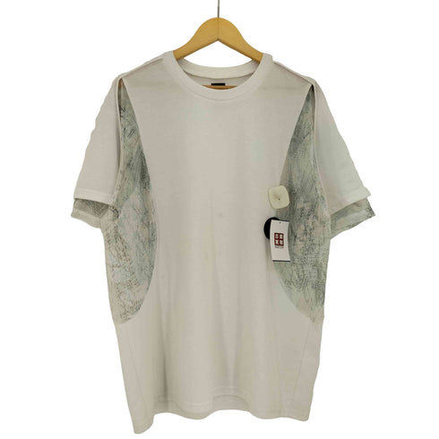 アフィックス AFFIX Crew Neck Mesh Panel T-Shirt メンズ import:L