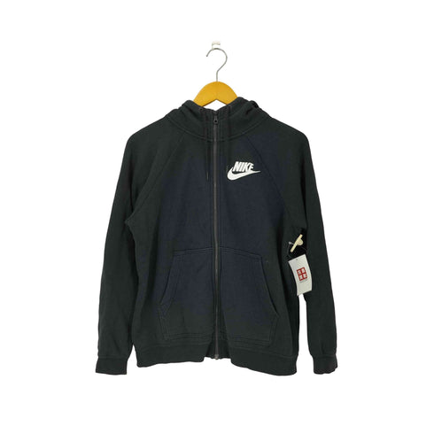 ナイキ NIKE ロゴプリント ジップアップパーカー レディース L