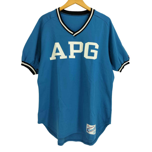 チャンピオン Champion 80S USA製 APG ナンバリング プリント フットボールシャツ メンズ