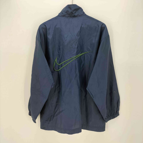 ナイキ NIKE 90S 白タグ センタースウッシュ ナイロン ハーフジップ プルオーバージャケット メンズ import:M
