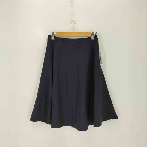 クレージュ courreges ボックスチェック ワイドスカート レディース 40