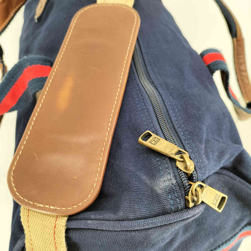 トミーヒルフィガー TOMMY HILFIGER レザーハンドル キャンバス 2WAY ボストンバッグ メンズ