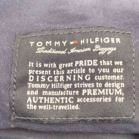 トミーヒルフィガー TOMMY HILFIGER レザーハンドル キャンバス 2WAY ボストンバッグ メンズ