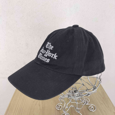 The New York Times オールドイングリッシュ 刺繍キャップ メンズ FREE