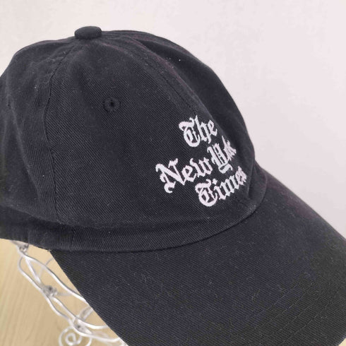 The New York Times オールドイングリッシュ 刺繍キャップ メンズ FREE
