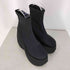 イエロー YELLO TOKYO BLACK PLATFORM SHORT BOOTS レディース JPN:S