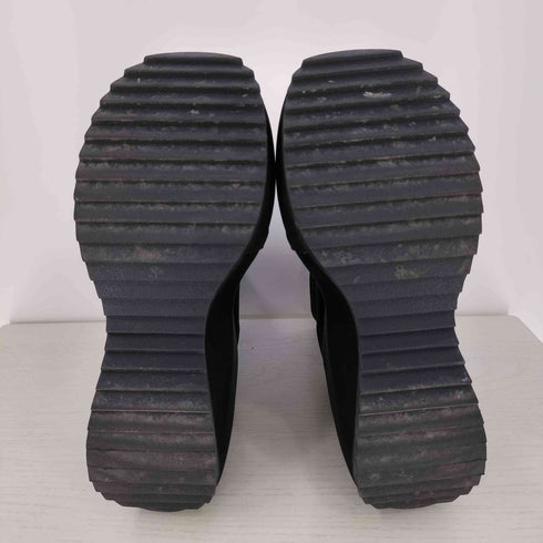 イエロー YELLO TOKYO BLACK PLATFORM SHORT BOOTS レディース JPN:S