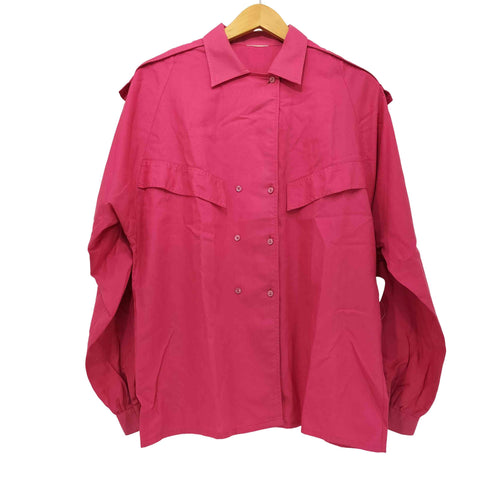 ダブルボタン エポレット ロングスリーブシャツ メンズ