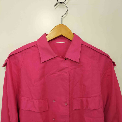 ダブルボタン エポレット ロングスリーブシャツ メンズ