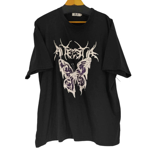 M.D MODERN GIRL フロントプリント Tシャツ レディース JPN:M