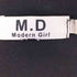 M.D MODERN GIRL フロントプリント Tシャツ レディース JPN:M