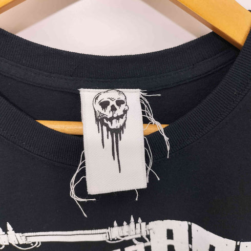 デスメタル グラインドコア アートワーク プリント S/S Tシャツ メンズ import:L
