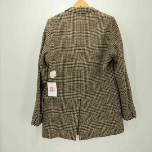 90S アメリカ製 千鳥格子柄 PURE WOOL 2Bコート メンズ