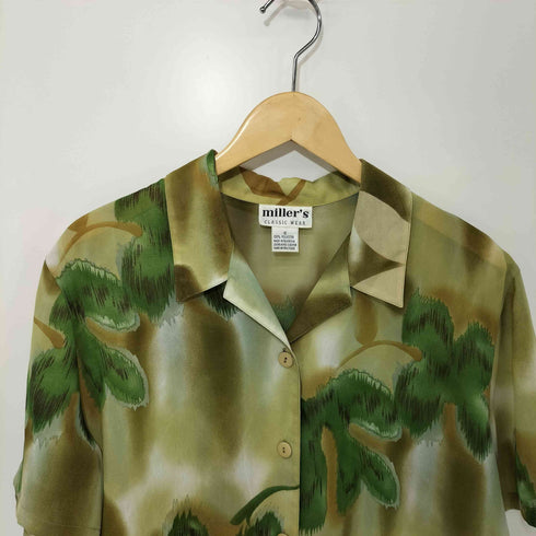 miller's 総柄 シースルー ショートスリーブシャツ メンズ 12
