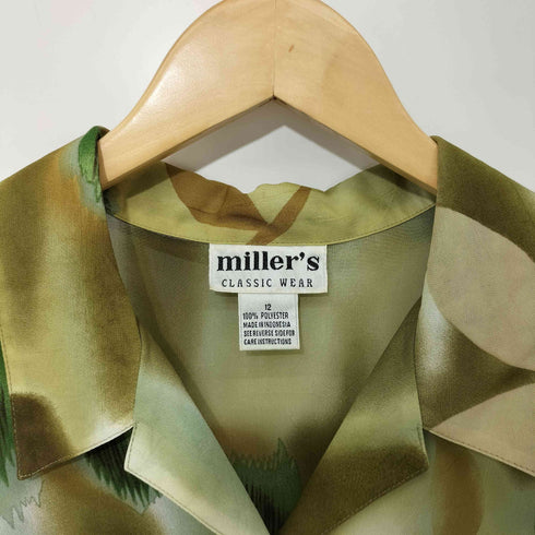 miller's 総柄 シースルー ショートスリーブシャツ メンズ 12