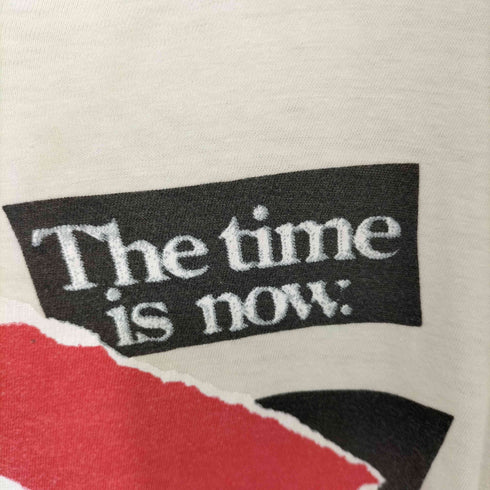 90S シングルステッチ プリント ショートスリーブクルーネックTシャツ メンズ