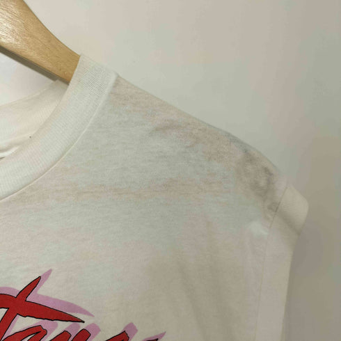 ヘインズ Hanes 90S ロゴプリント ノースリーブ クルーネックTシャツ メンズ import:S