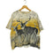 OKINA トナカイ オールオーバープリント半袖Tシャツ メンズ L