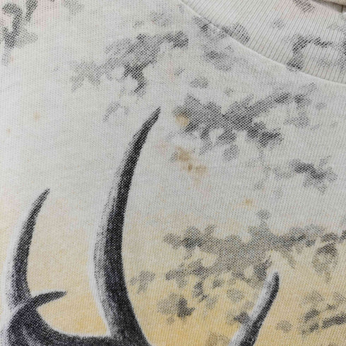 OKINA トナカイ オールオーバープリント半袖Tシャツ メンズ L
