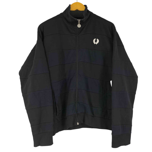 フレッドペリー FRED PERRY SPORTSWEAR 80S ワンポイント刺繍 ジップアップトラックジャケット メンズ import:M