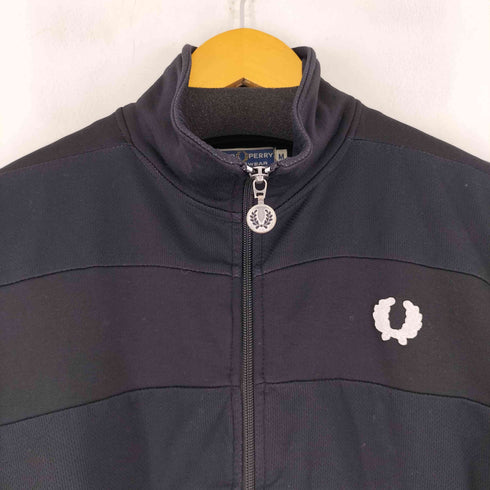 フレッドペリー FRED PERRY SPORTSWEAR 80S ワンポイント刺繍 ジップアップトラックジャケット メンズ import:M