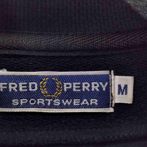 フレッドペリー FRED PERRY SPORTSWEAR 80S ワンポイント刺繍 ジップアップトラックジャケット メンズ import:M