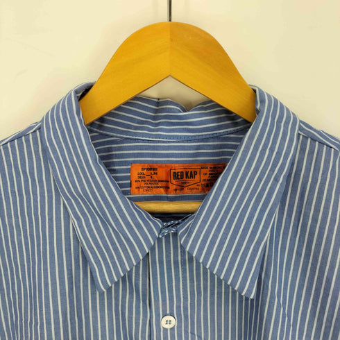 レッドキャップ RED KAP 00S INDUSTRIAL STRIPE WORK SHIRT インダストリアル ストライプ ワーク シャツ メンズ 3XL