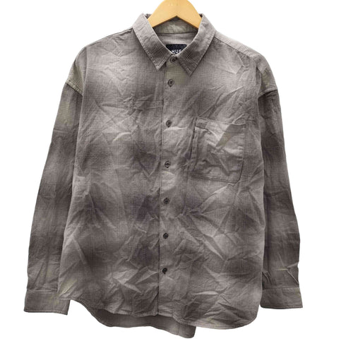 ハフ HUF 24AW OG LOGO OMBRE PLAID LS SHIRT オンブレチェック シャツ メンズ import:L