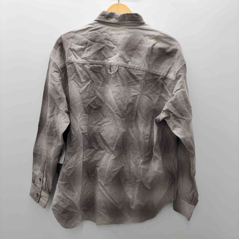 ハフ HUF 24AW OG LOGO OMBRE PLAID LS SHIRT オンブレチェック シャツ メンズ import:L