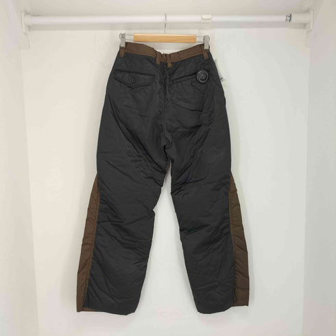 イッセイミヤケ ISSEY MIYAKE 98AW ナイロンバイカラーパンツ レディース JPN:M