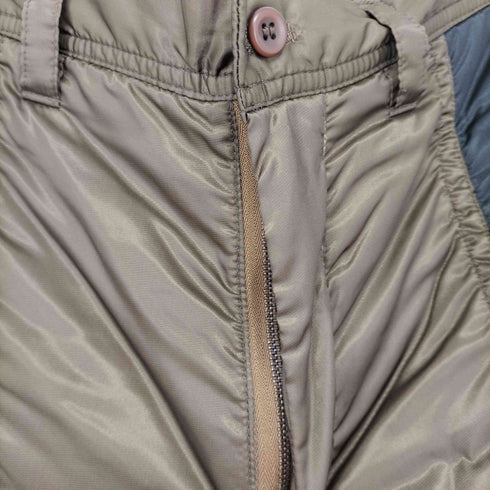 イッセイミヤケ ISSEY MIYAKE 98AW ナイロンバイカラーパンツ レディース JPN:M