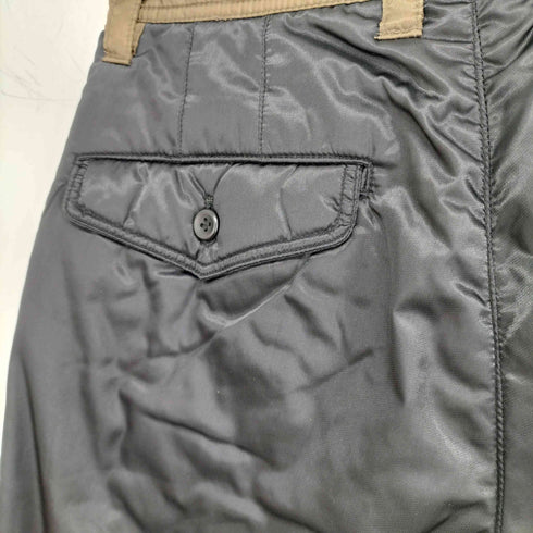 イッセイミヤケ ISSEY MIYAKE 98AW ナイロンバイカラーパンツ レディース JPN:M