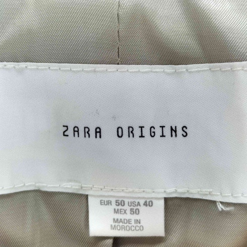 ザラ ZARA 100% LINEN SUIT BLAZER メンズ 50