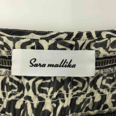 サラマリカ Sara Mallika Cotton Lurex Ripple Print Cami Dress プリントキャミドレス レディース