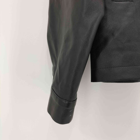 ARRANGE ダブルジップ フェイクレザージャケット メンズ