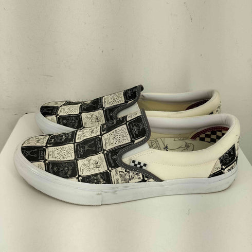 バンズ VANS SKATE SLIP-ON DANIEL JOHNSTON RAVEN メンズ JPN:30