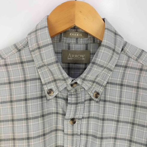 アロー ARROW KHAKIS チェック ボタンダウンシャツ メンズ JPN:M