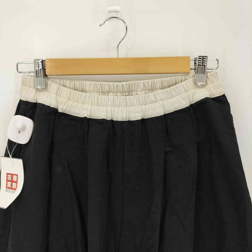 SPELLEDIT ウエストリブ 2タック コットンワイドパンツ cool レディース
