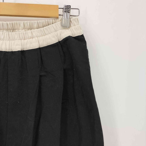 SPELLEDIT ウエストリブ 2タック コットンワイドパンツ cool レディース