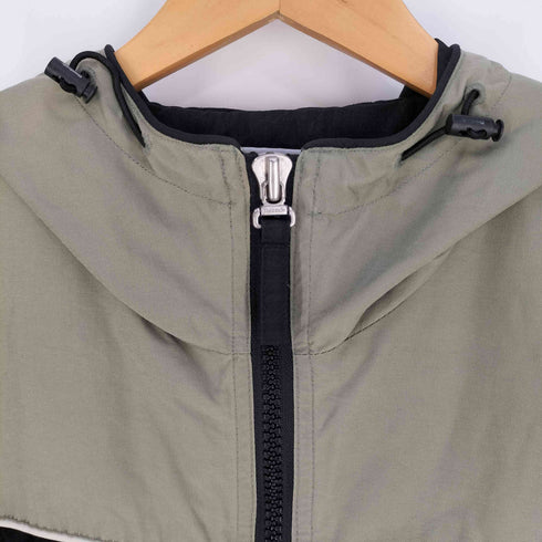 リーボック Reebok 90-2000s バイカラー 裾ドローコード フーディ ナイロンジャケット メンズ 95