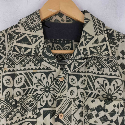 コロンビア Columbia 総柄 S/S アロハシャツ メンズ import:S